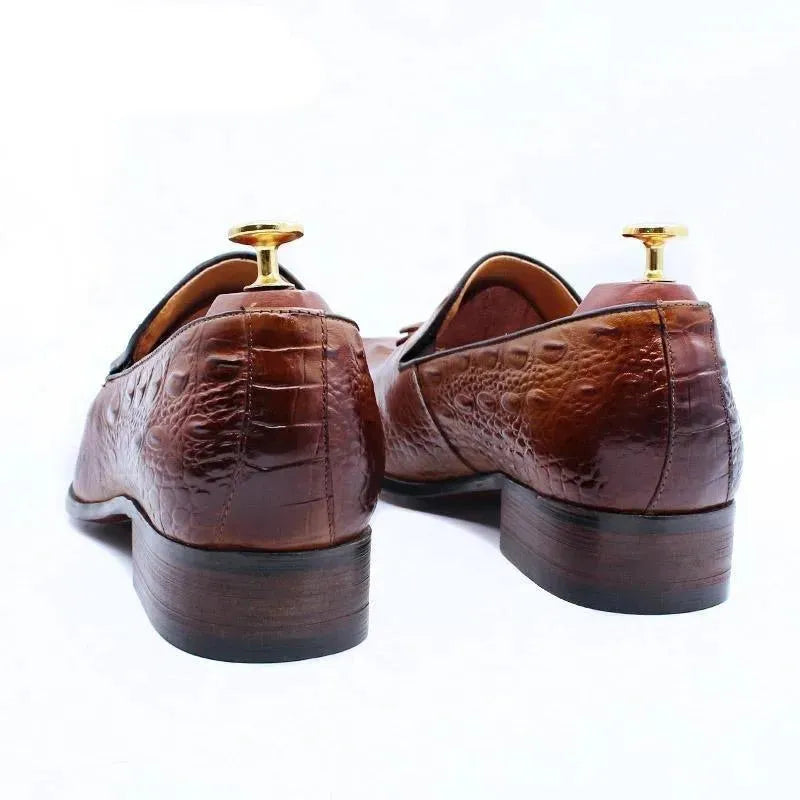 Luxury Leather Loafer Shoes With Tassels - Loafer Shoes - LeStyleParfait
