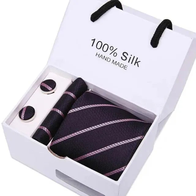 Luxury Men Necktie Set - Necktie | LeStyleParfait-Necktie