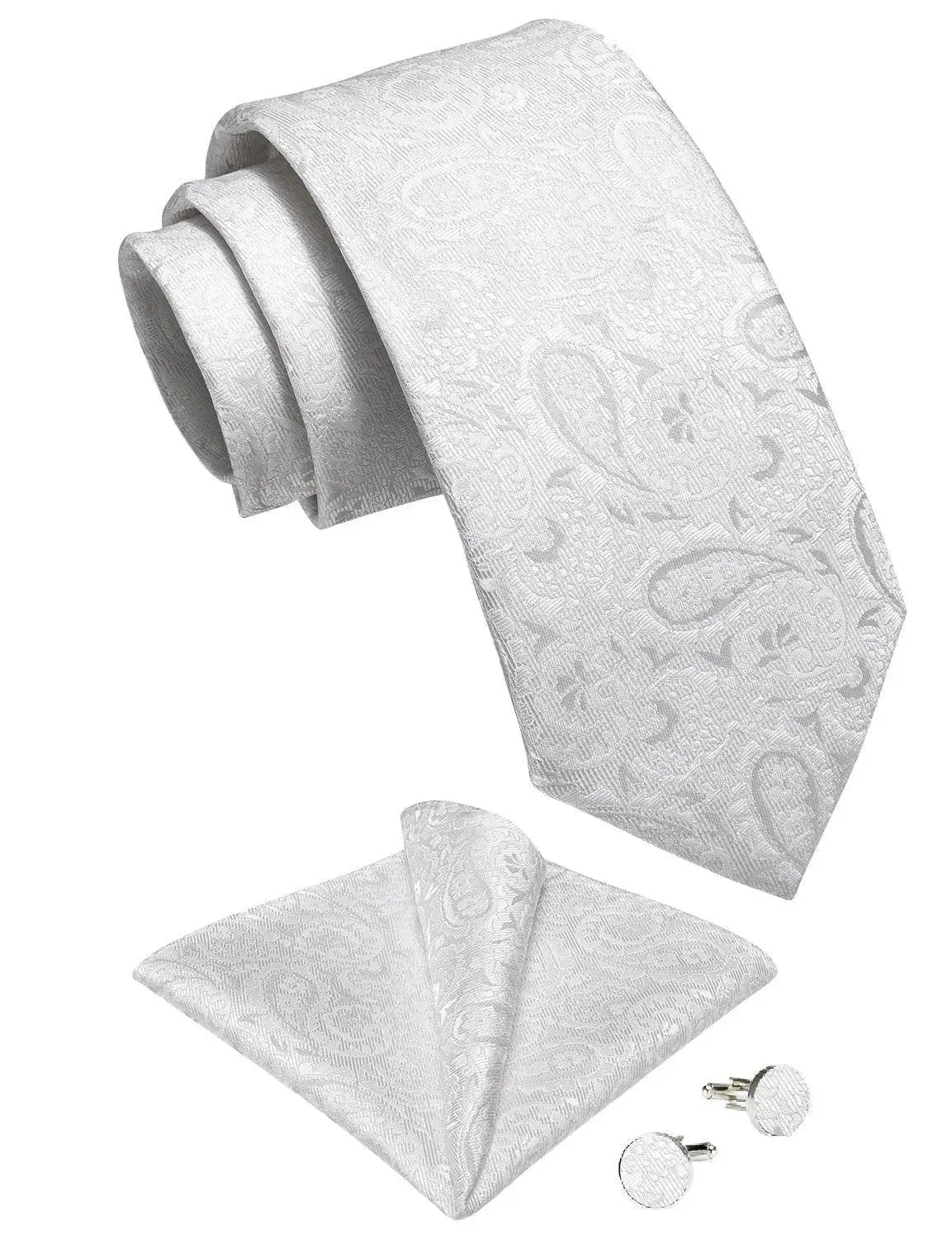 Luxury Paisley Necktie Set - Necktie - LeStyleParfait