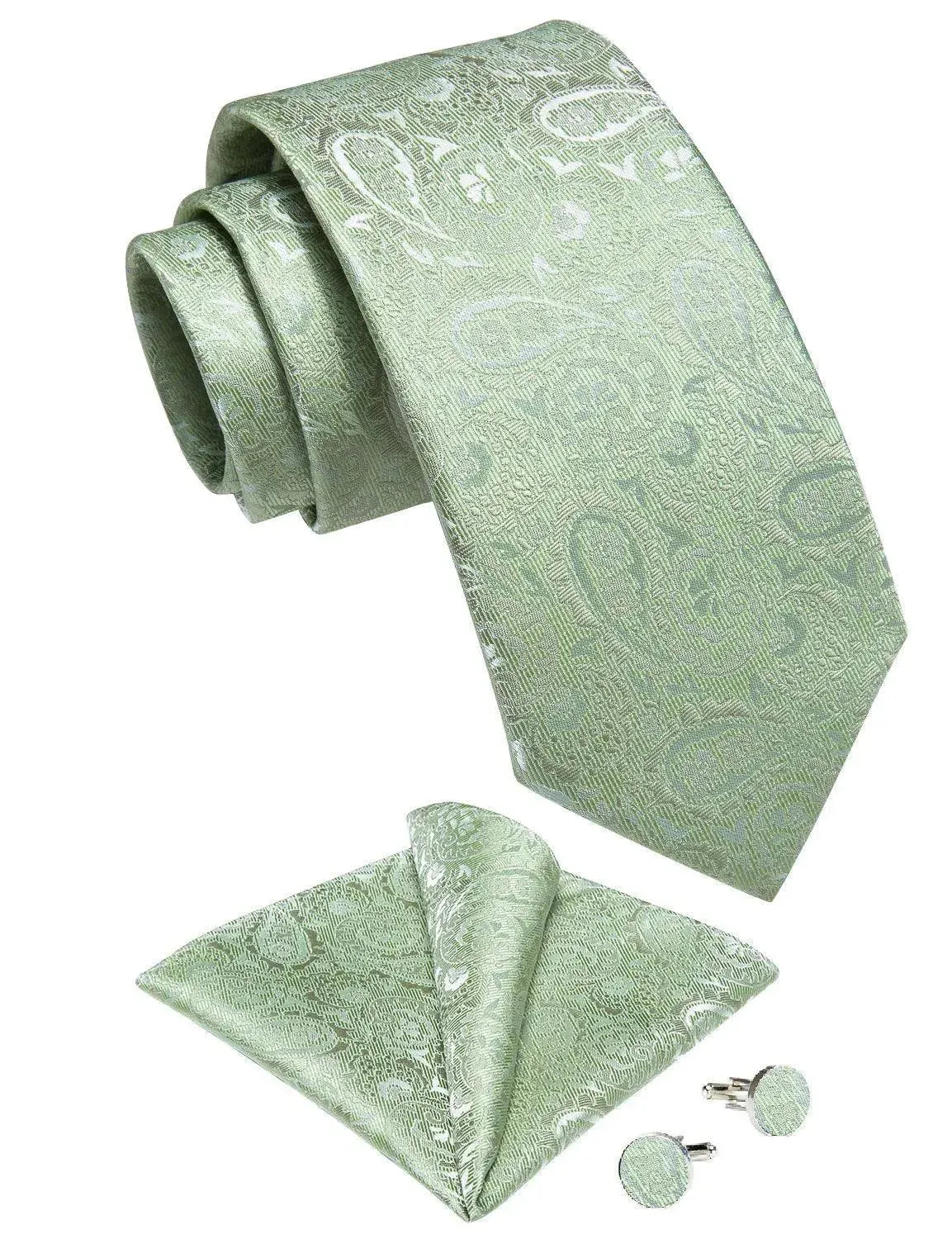 Luxury Paisley Necktie Set - Necktie - LeStyleParfait