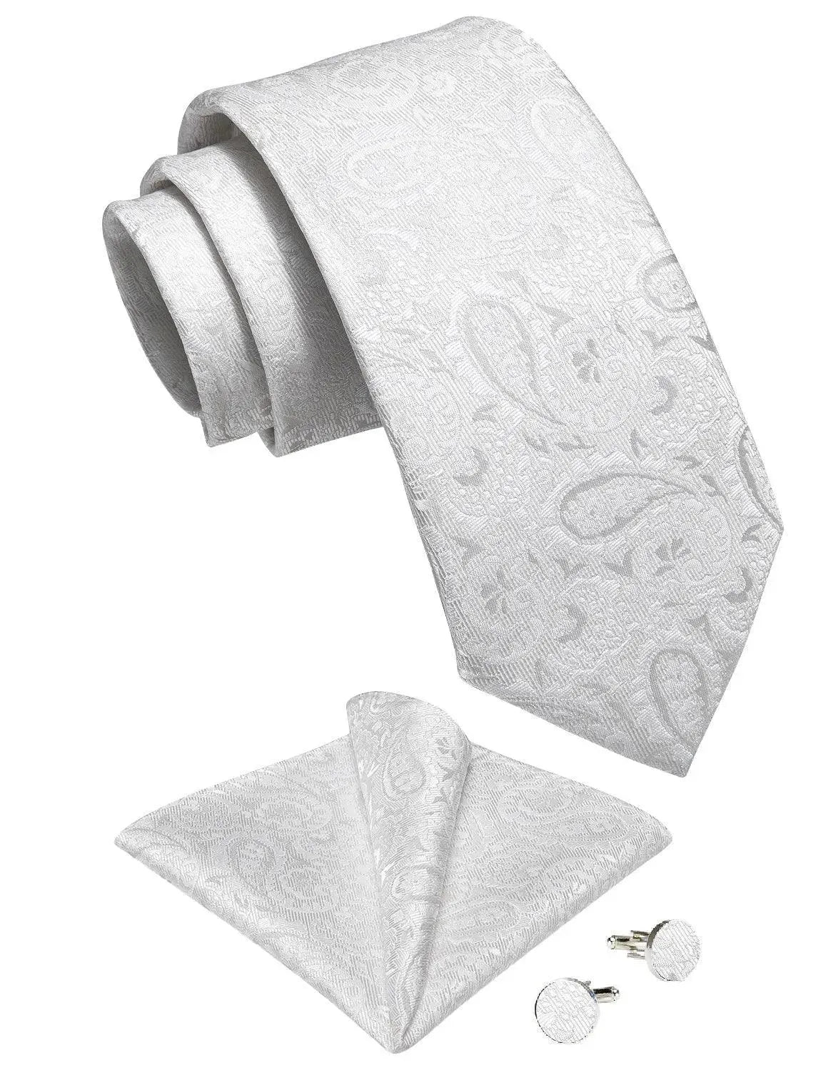 Luxury Paisley Necktie Set - Necktie - LeStyleParfait