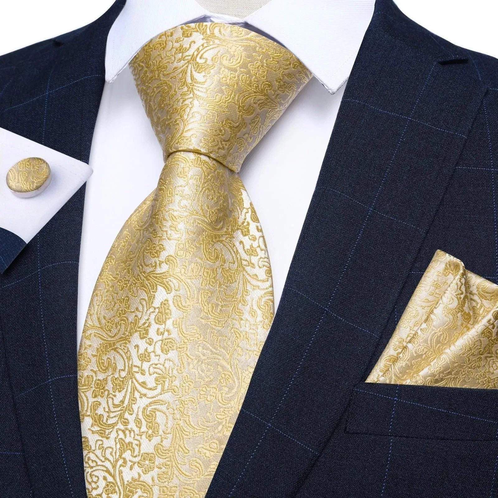 Luxury Paisley Necktie Set - Necktie - LeStyleParfait