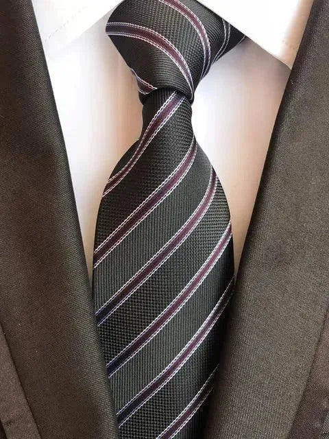 Luxury Silk Necktie, Striped, Plaid - Necktie | LeStyleParfait-Necktie