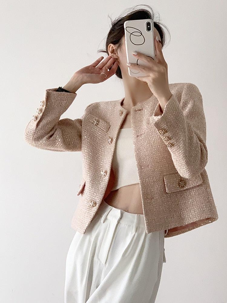 Luxury Tweed Jacket Women - Tweed Blazer - LeStyleParfait