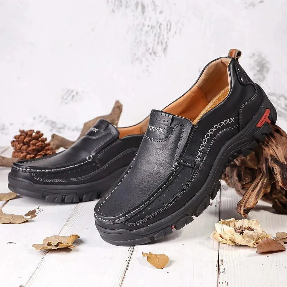 Mattia Outdoor Leather Shoes - Casual Shoes - LeStyleParfait