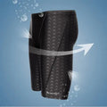 Men Black Sporty Swim Shorts