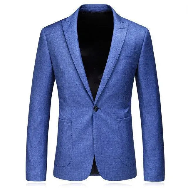 Men Blazer - 1-Button Dickis Formal Blazer - Men's Blazer - LeStyleParfait