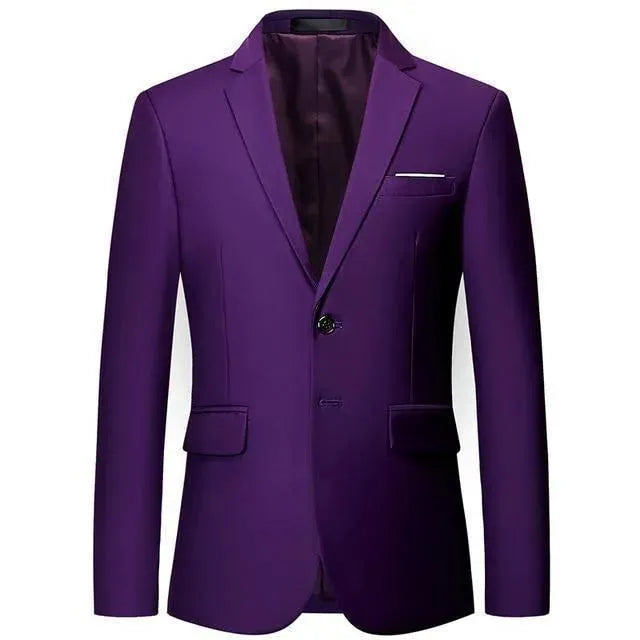 Men Blazer - 2-Button Formal Blazer - Men's Blazer - LeStyleParfait