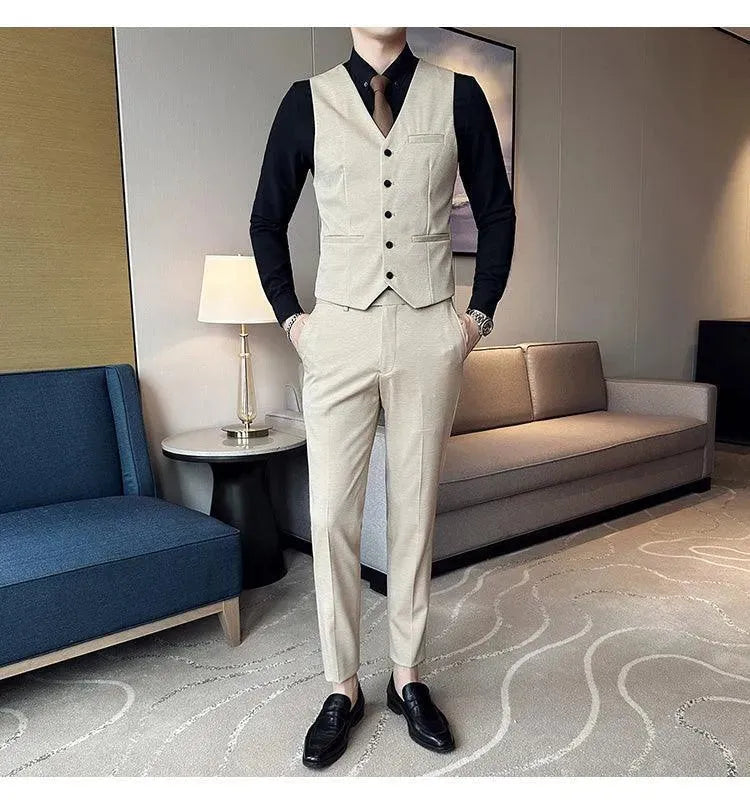 Marco Formal Business Three Piece Suit - Three Piece Suit - LeStyleParfait