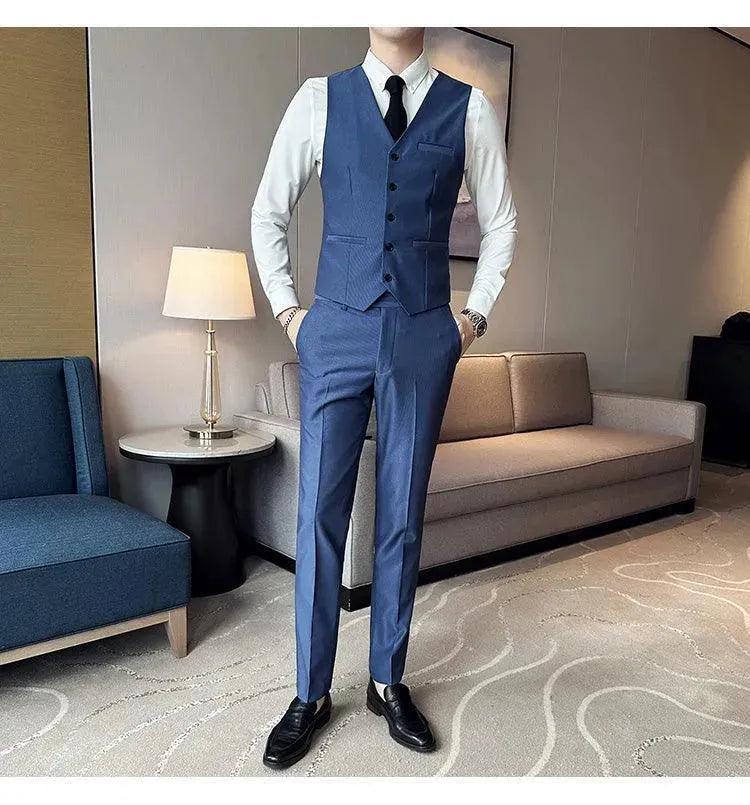 Marco Formal Business Three Piece Suit - Three Piece Suit - LeStyleParfait
