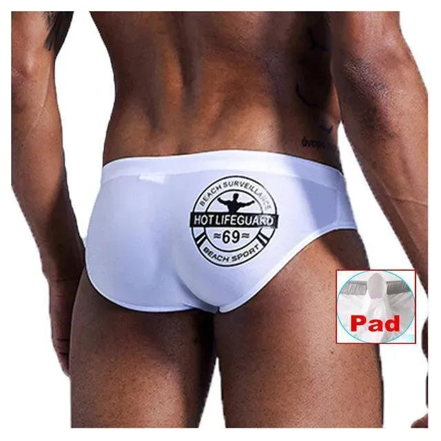 Men Blue Swim Briefs