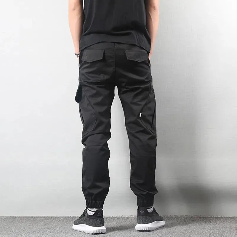 Men Cargo Pants, Drawstring - Men's Jeans - LeStyleParfait