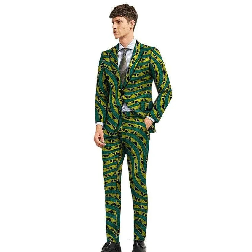 African Print Suit - African Suit - LeStyleParfait