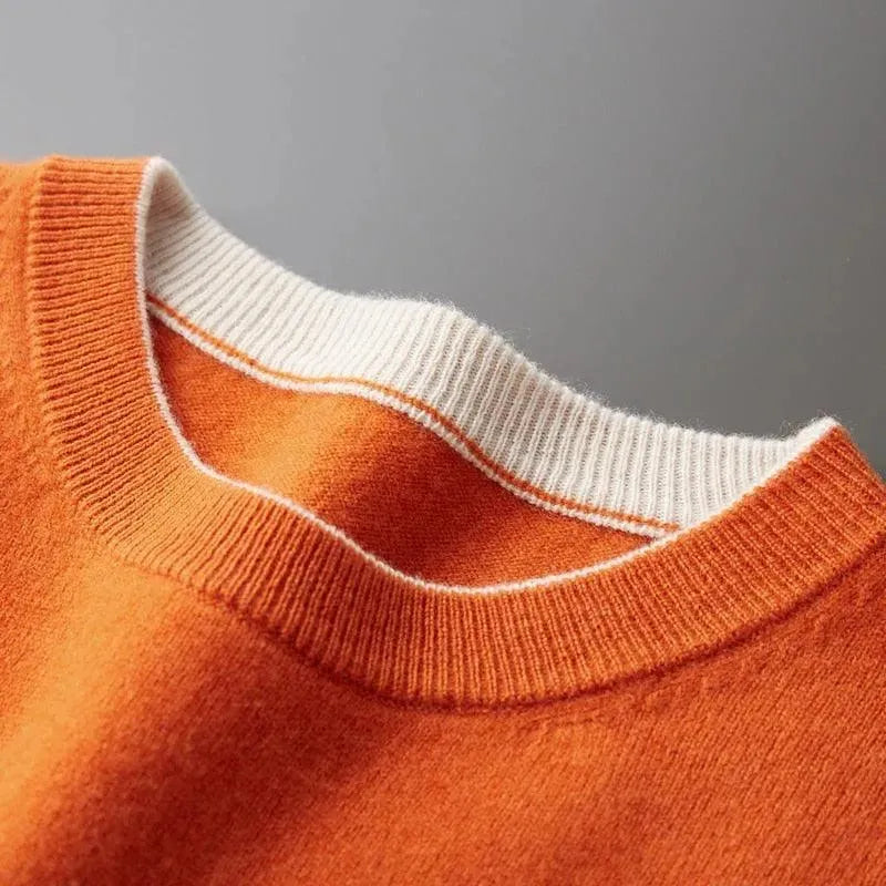 Men Crew Neck Pullover Sweater - Pullover Sweater - LeStyleParfait