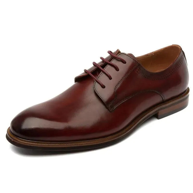 Men Dress Shoes - Samuele Italian Leather Shoes - Dress Shoes - LeStyleParfait