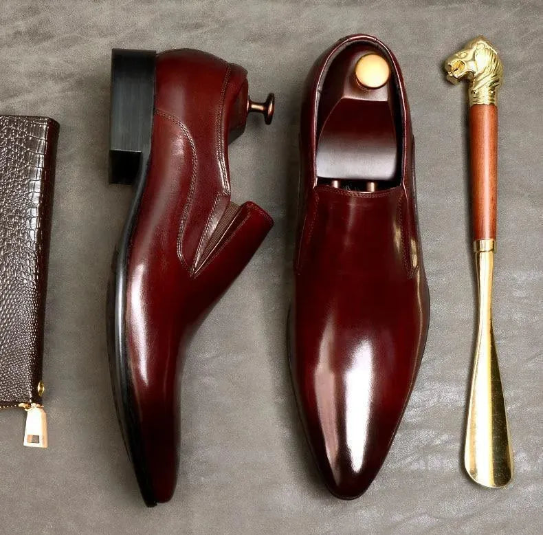 Men Dress Shoes - Valentino Italian Shoes - Dress Shoes - LeStyleParfait