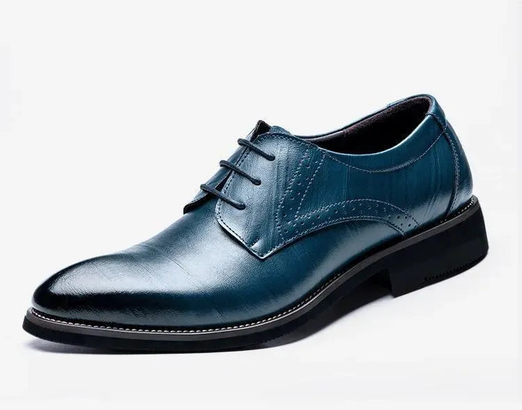 Men Dress Shoes - Wingtip Leather Shoes - Dress Shoes - LeStyleParfait