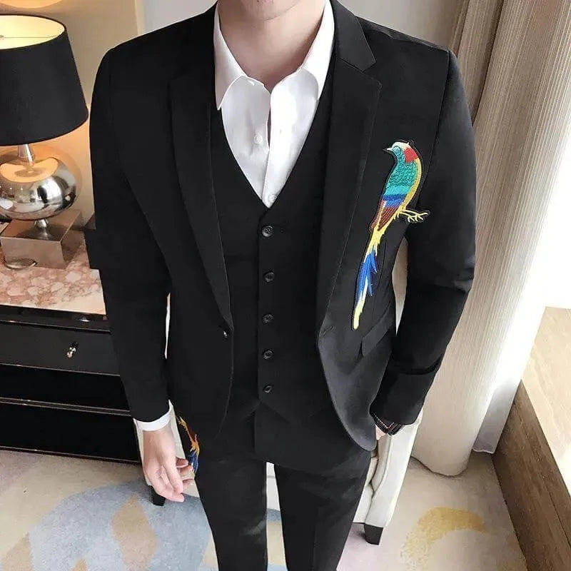 Amazon Parrot Three Piece Suit - Three Piece Suit - LeStyleParfait