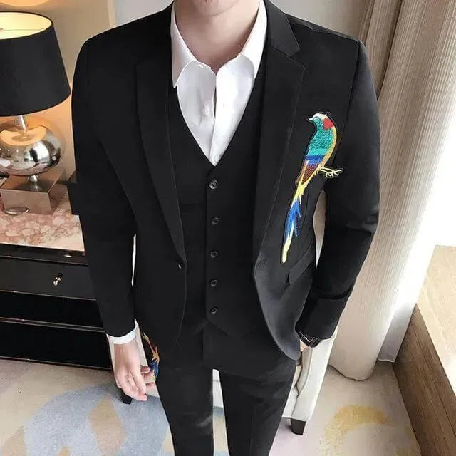 Amazon Parrot Three Piece Suit - Three Piece Suit - LeStyleParfait