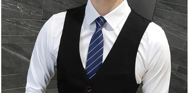 Men-in-Black Three Piece Slim Fit Suit - Three Piece Suit - LeStyleParfait