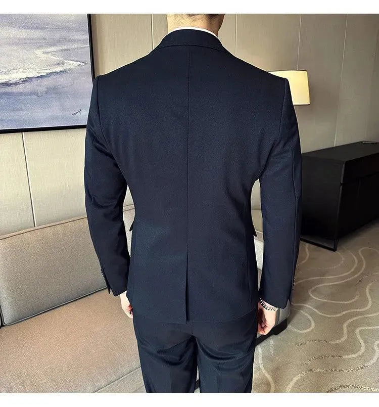 Pietro Formal Business Suit - Three Piece Suit - LeStyleParfait