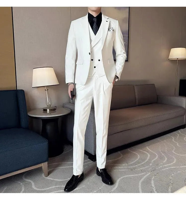 Pietro Formal Business Suit - Three Piece Suit - LeStyleParfait