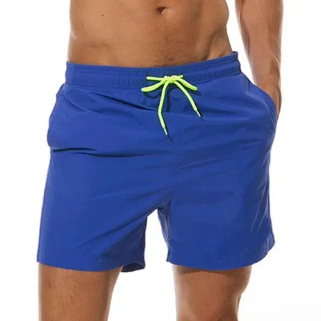 Men Pink Sporty Swim Shorts fashion image
