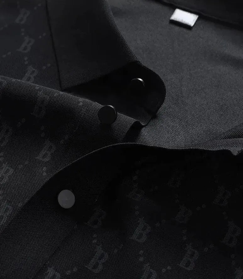 Men Printed Polo Shirt - Short Sleeved - Polo Shirt - LeStyleParfait