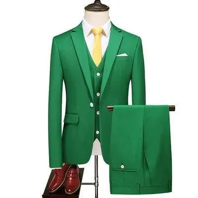 Formal Three Piece Business Suit - Three Piece Suit - LeStyleParfait