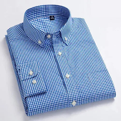 Men's Casual Check Shirt - Check Shirt - LeStyleParfait