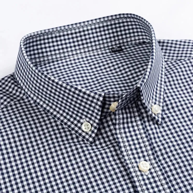 Men's Casual Check Shirt - Check Shirt - LeStyleParfait