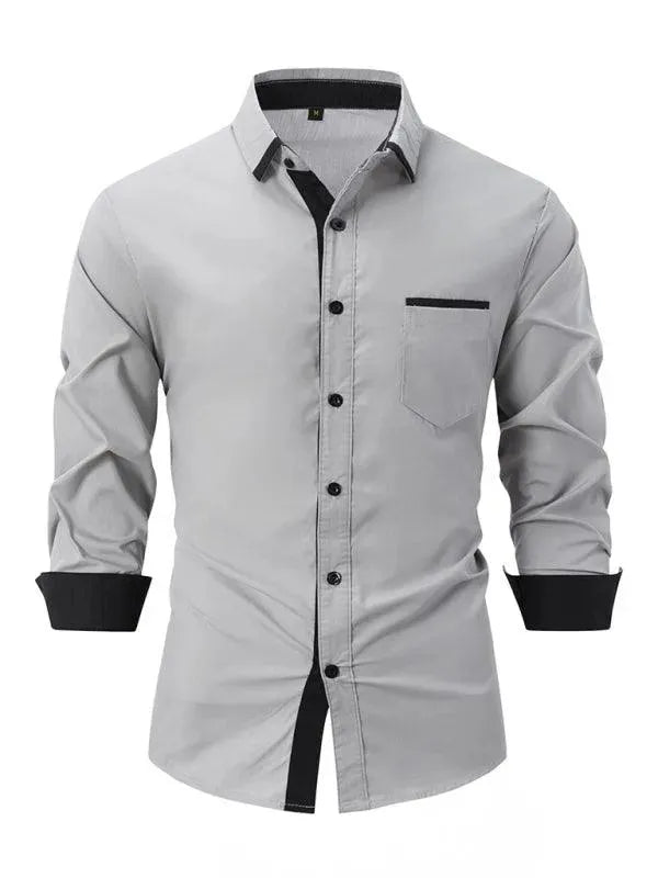 Men's Plain Casual Shirt - Casual Shirt - LeStyleParfait