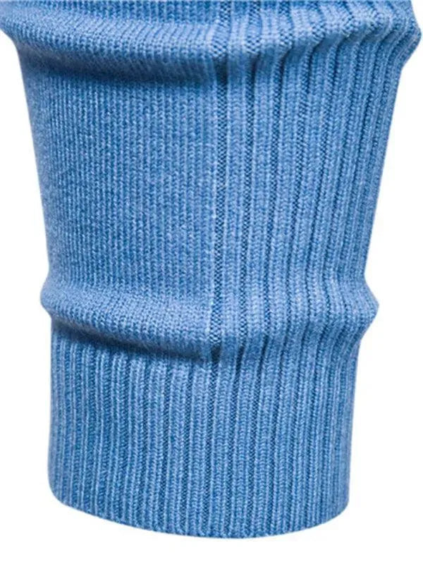 Men’s Slim Knit Turtleneck Pullover Sweater
