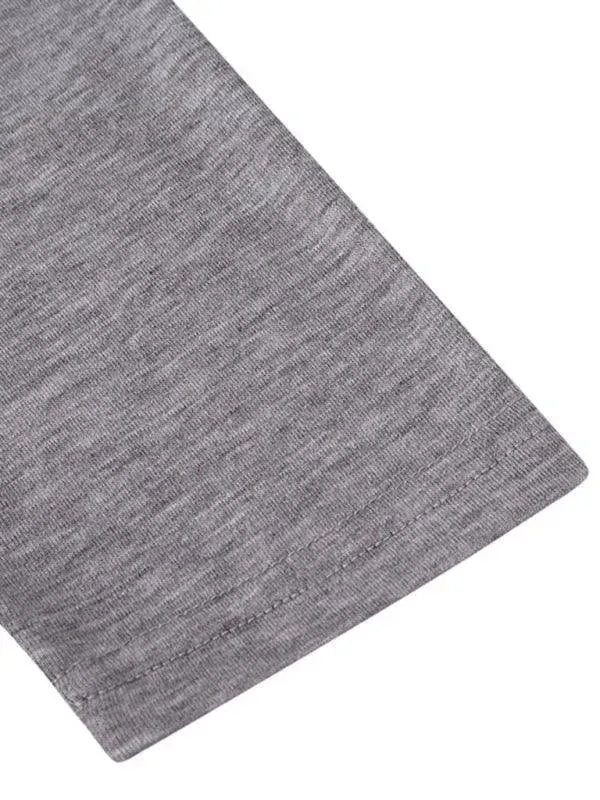 Men's Solid Turtleneck Polyester T-Shirt - All-Season Style - T-Shirt - LeStyleParfait