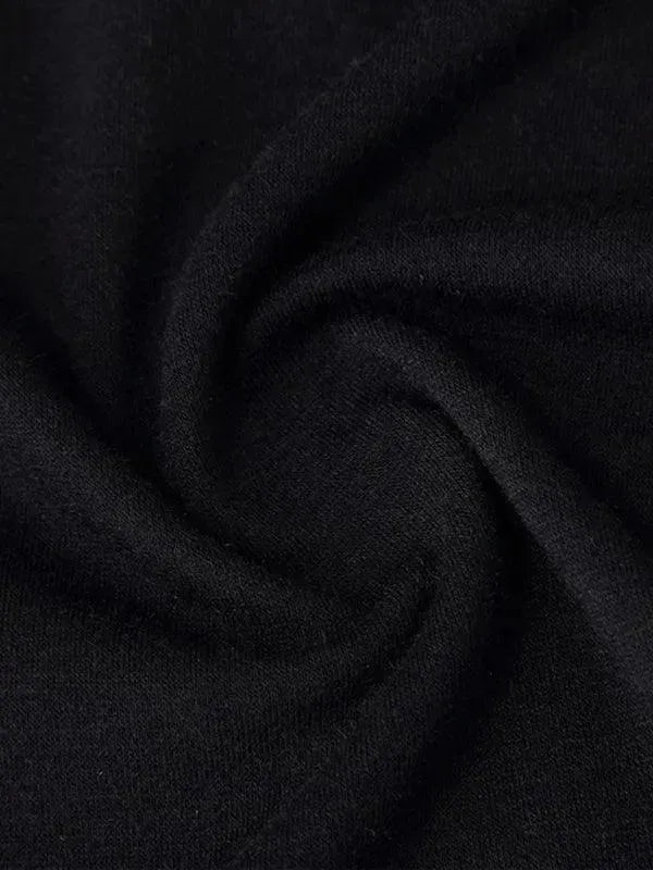 Men's Solid Turtleneck Polyester T-Shirt - All-Season Style - T-Shirt - LeStyleParfait