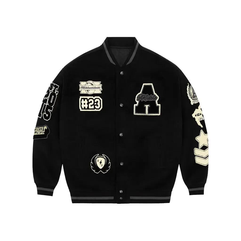 Men's Y2K Retro Varsity Jacket - Varsity Jacket - LeStyleParfait