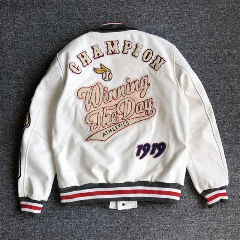 Men's Y2K Retro Varsity Jacket - Varsity Jacket - LeStyleParfait