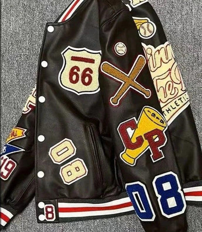 Men's Y2K Retro Varsity Jacket - Varsity Jacket - LeStyleParfait