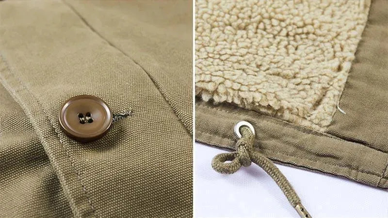 Men Safari Jacket With Slip Pockets - Casual Jacket - LeStyleParfait