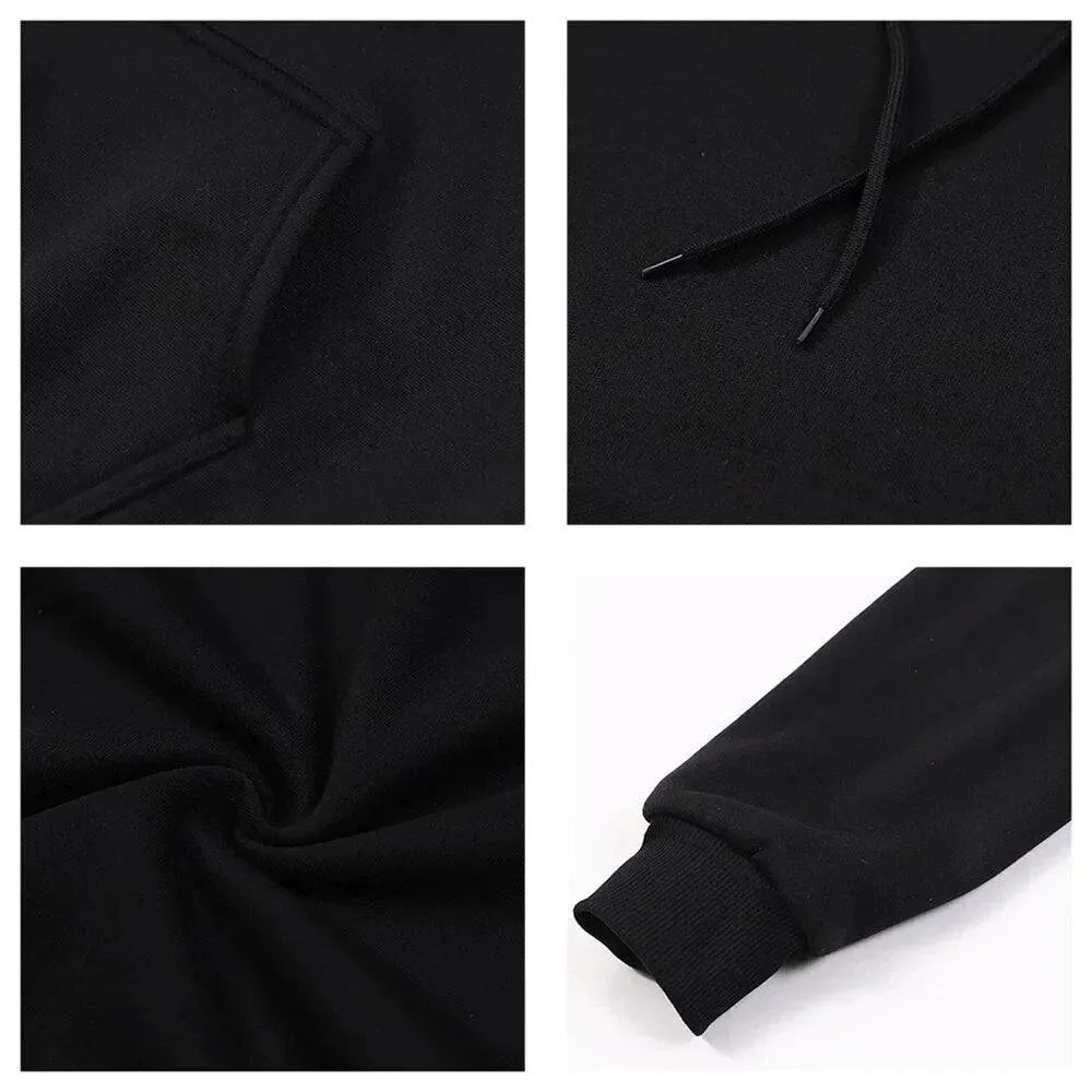 Men Solid Casual Hoodies - Men Hoodie - LeStyleParfait