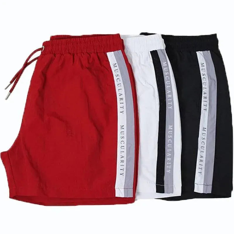 Men Striped Swim Shorts fashion image