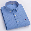 Men's Button Down Check Shirt-Men Shirts-LeStyleParfait