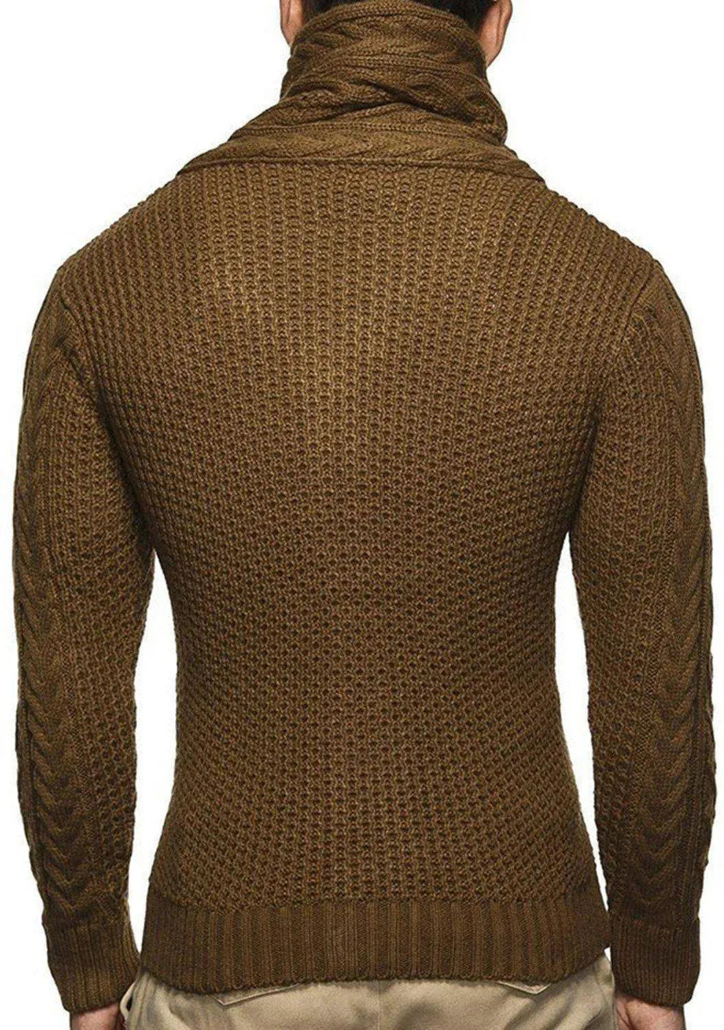 Men’s Elegant V-Neck Cardigan Sweater