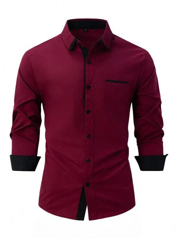 Men's Plain Casual Shirt - Casual Shirt - LeStyleParfait