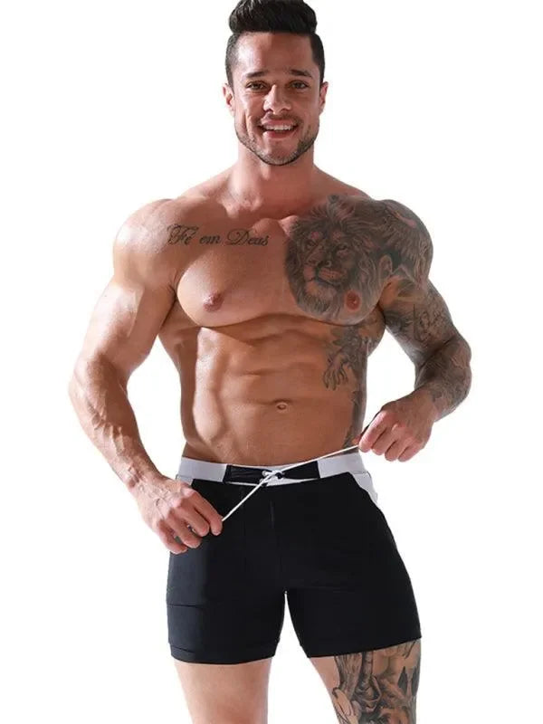 Buy Men's Pocket Lined Tethered Swim Shorts exclusive at-