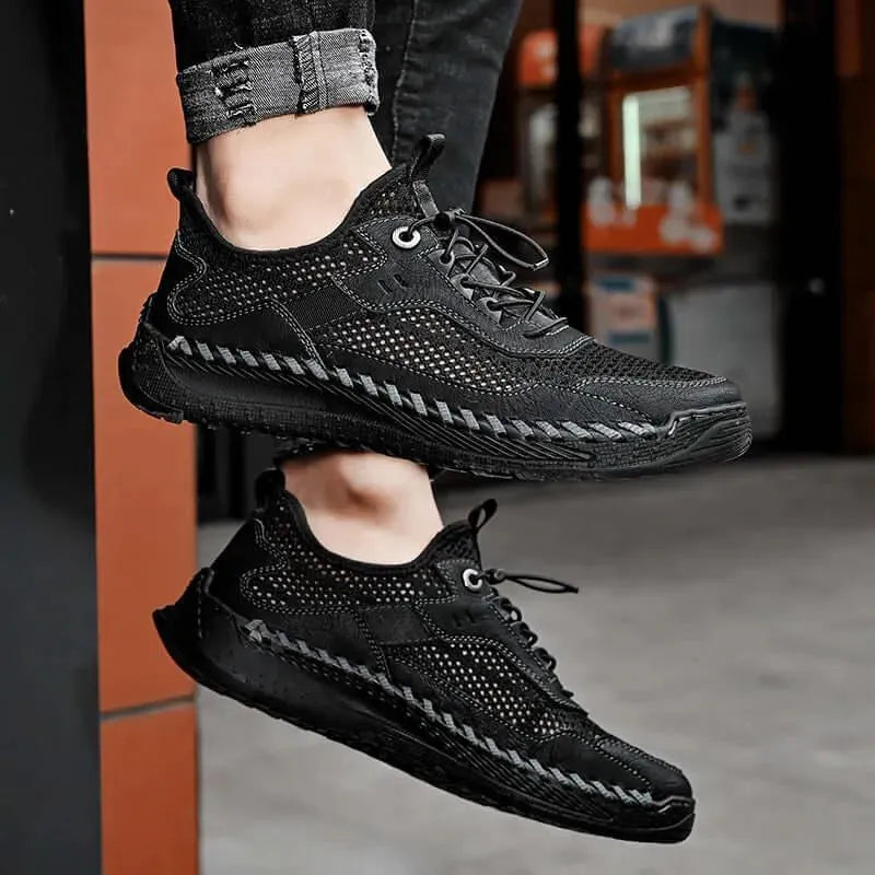 Men's Sneakers - Low-Top Sneakers - Lace-Up Spring-Summer Sneakers