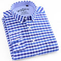 Men's Striped Oxford Shirt-Men Shirts-LeStyleParfait