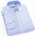 Men's Wide Striped Slim Fit Shirt-Men Shirts-LeStyleParfait