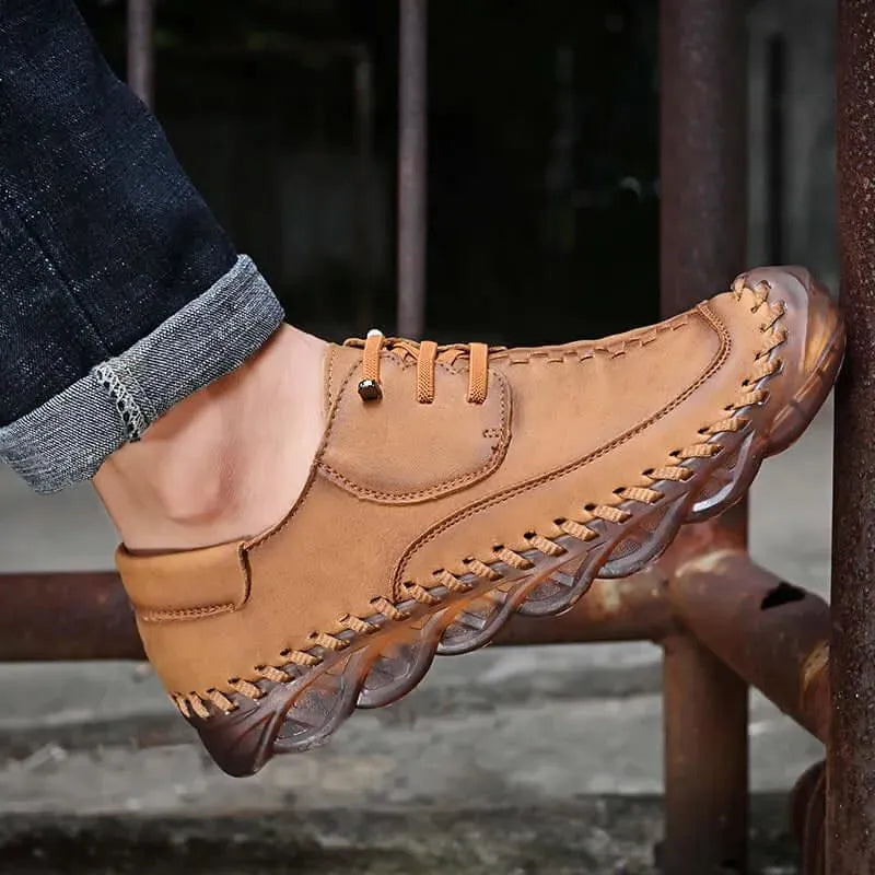 Mido Fashion Leather Slip-On Shoes - Casual Shoes - LeStyleParfait