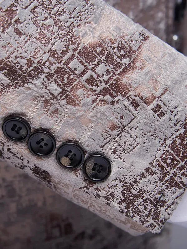 Mix and Match Printed Two Piece Suit - Two Piece Suit - LeStyleParfait